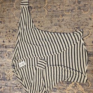 NEW Black and White Chevron Freshman Cardigan